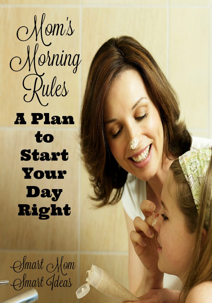 Start your day right with Mom's Morning Rules. Get your children ready for school on time. FREE printable included.