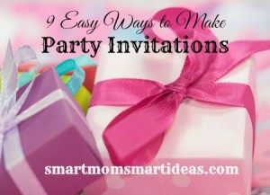9 Easy Party Invitation Ideas for Moms