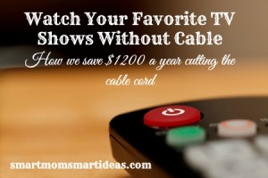 Watch your Favorite TV shows without cable TV and save $100's every year.