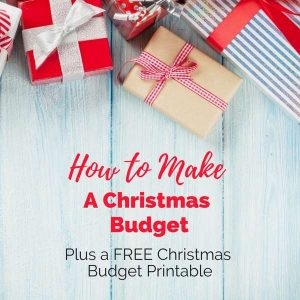 Christmas budget printable | Christmas gift planner