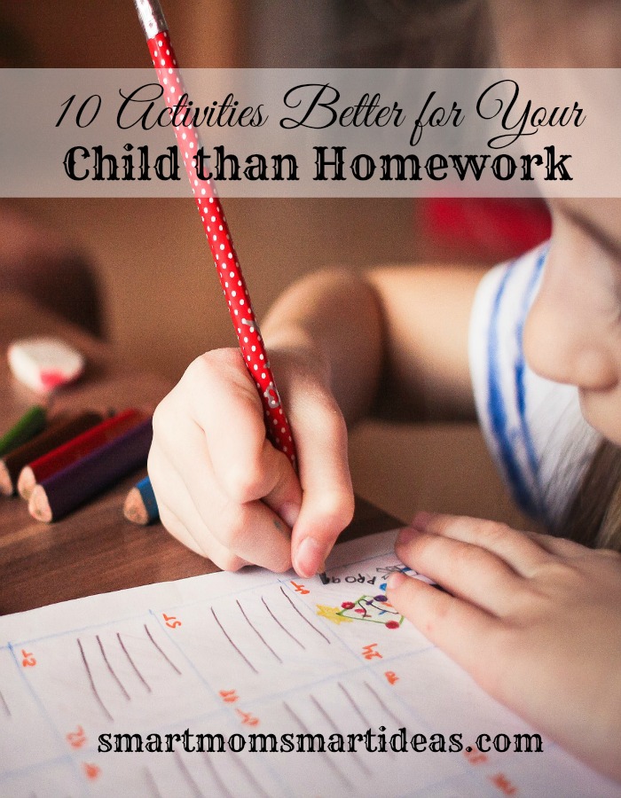 10 activities better for your child than homework