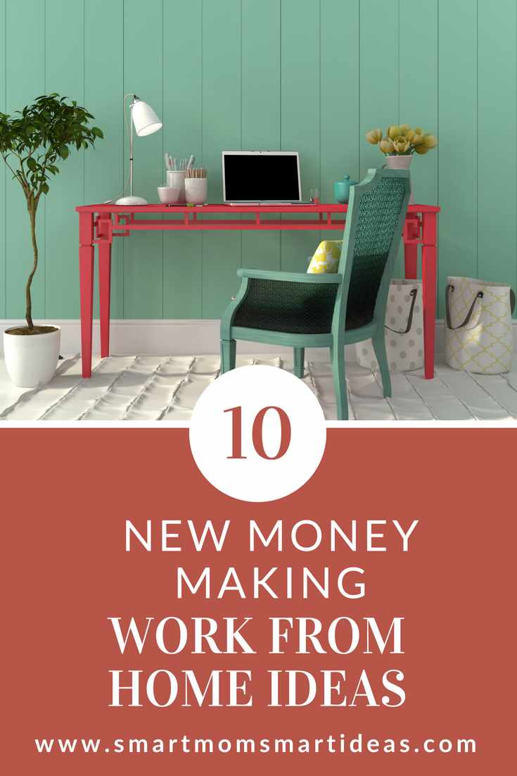 Do you want to work from home? Try these ideas for moms who want to make money from home. #smartmomsmartideas, #wahm, #workfromhome, #workathome, #makemoneyfromhome