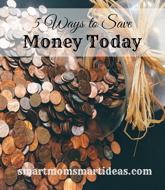5 ways to save money today. 5 ways you can save money starting today.