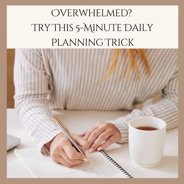 5-Minute Planning Trick