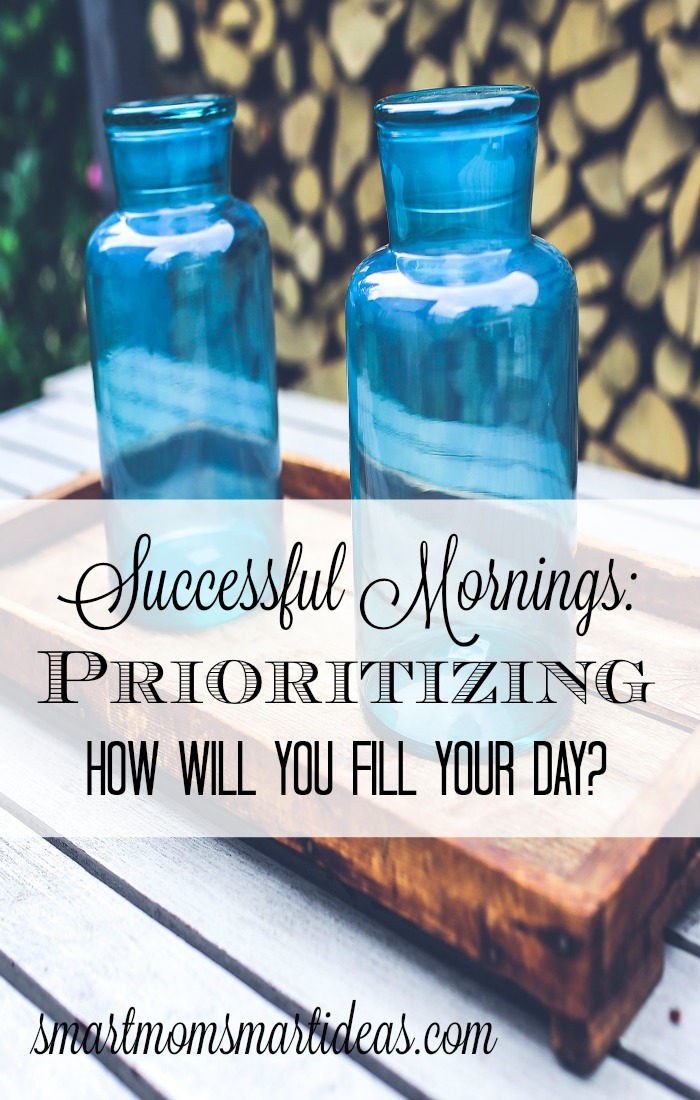 Successful mornings: prioritizing your day. Day 3 of make over your mornings. Learn how to choose your daily priorities.