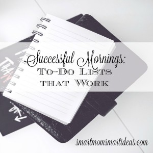 Successful Mornings: Creating Your To-Do List
