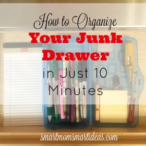 Organize your junk drawer in just 10 minutes