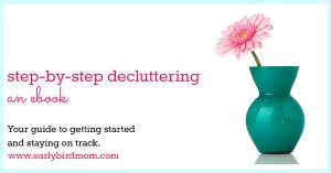 Step-by-step decluttering