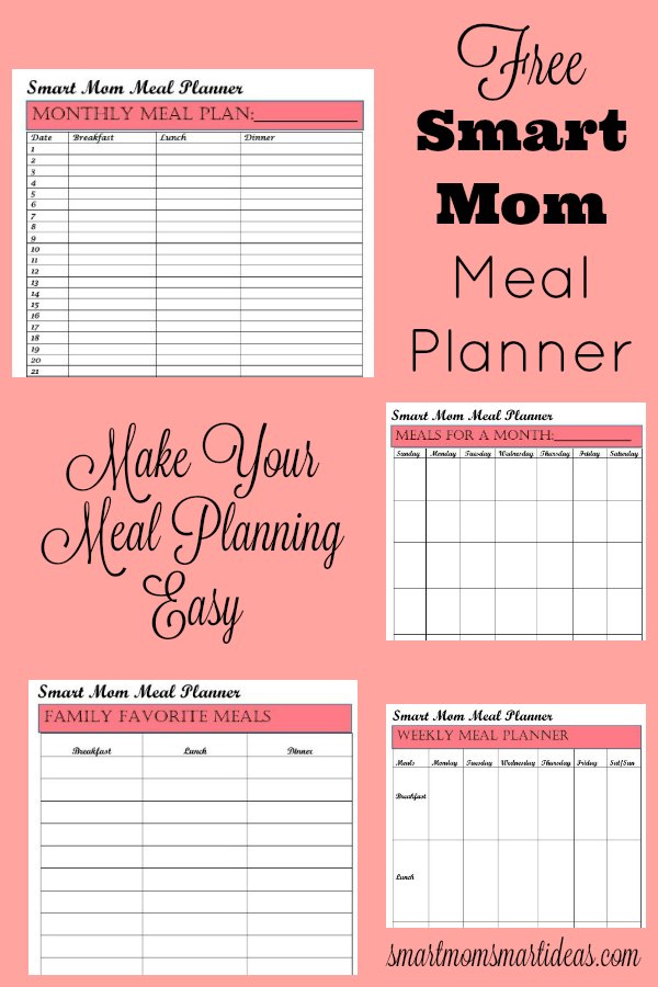 Meal Planning Like a Pro {and a FREE Meal Planner}