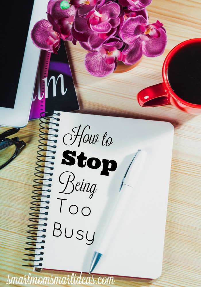 Learn how breaking busy will make you less stressed and stop the busy in your life.