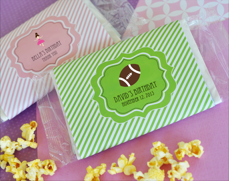 Don't forget to personalize your favors!