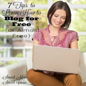 7 tips that will help you learn to blog for free or almost free