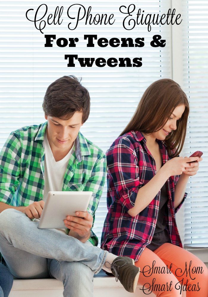 Does your teen or tween know cell phone etiquette? As parents we cannot assume our children know cell phone etiquette and use their cell phones correctly if we have not taught them how to be polite and courteous with a cell phone.