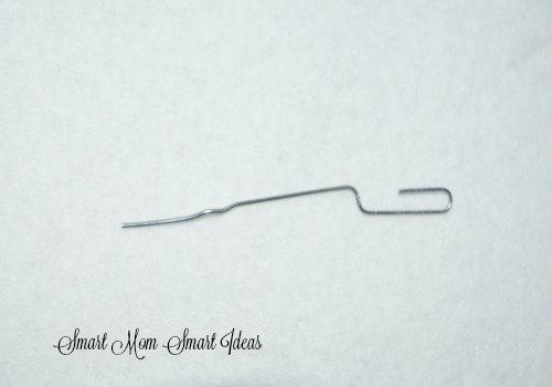 Straighten your paper clip