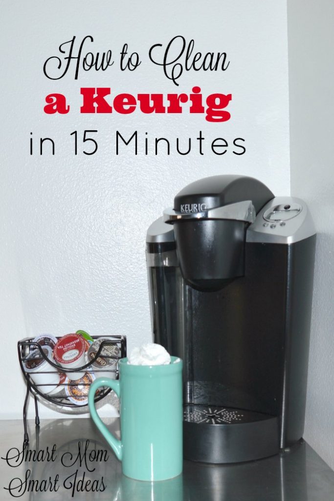 Did you know that you can clean your keurig in just 15 minutes? Even if you thought it was broken, it might just need a cleaning to work like new again. | steps to clean a keurig | clean a keurig with vinegar | easy way to clean a keurig