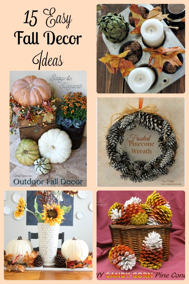 Looking for some new fall home decor ideas? Check out these fall wreaths, table centerpieces, and more....