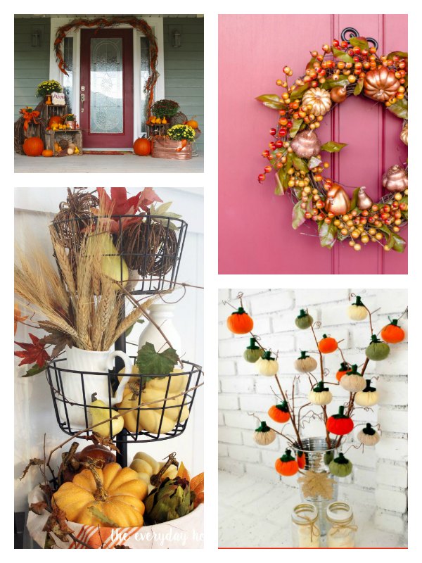 Brilliant fall decor ideas you can make at home. Check out these centerpieces, wreathes, and more....