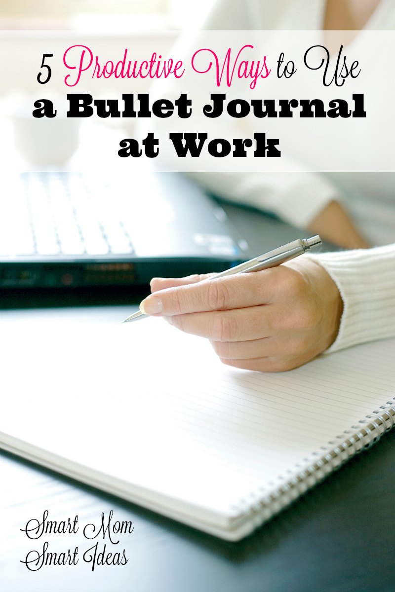 Bullet journal at work | being productive with a bullet journal | how to use a bullet journal at work | time management at work | be more productive at work