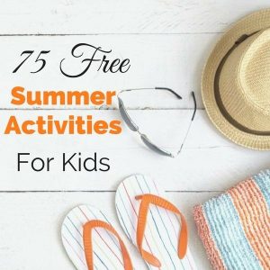 Free Summer activities | Free summer bucket list