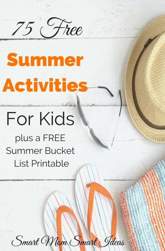 Free summer activities | summer bucket list | summer fun | things to do in the summer time | kids and summer | free summer bucket list printable