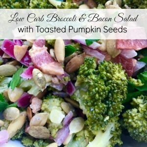 Broccoli & Bacon Salad | Broccoli Bacon Salad | Low Carb recipes | Summer salad