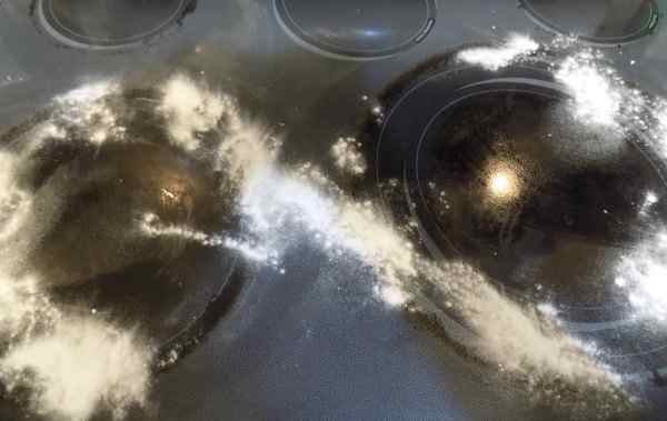 Cleaning ceramic stovetop | cleaing with baking soda