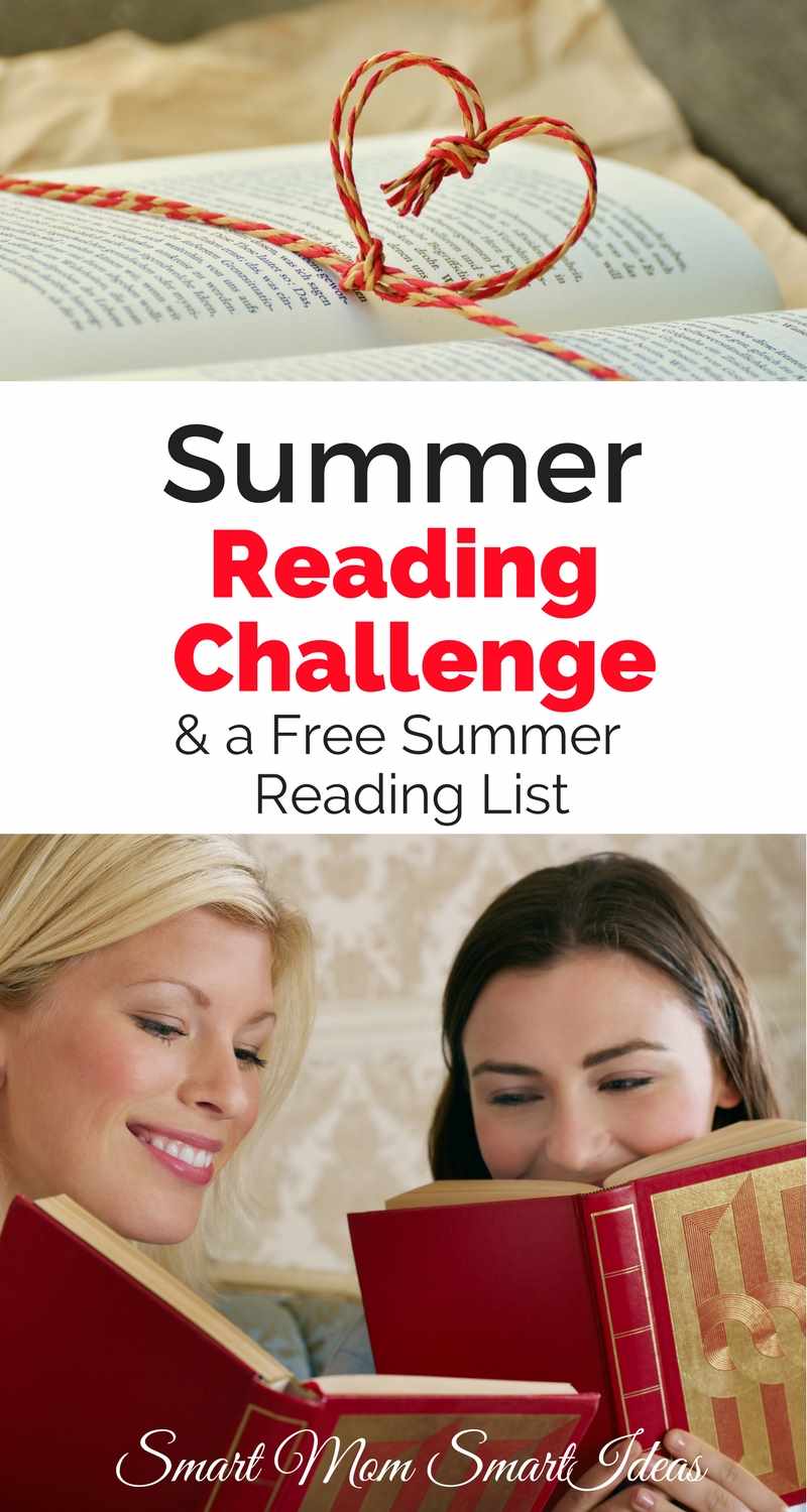 Summer reading Challenge | Summer reading list | Free summer reading list printable