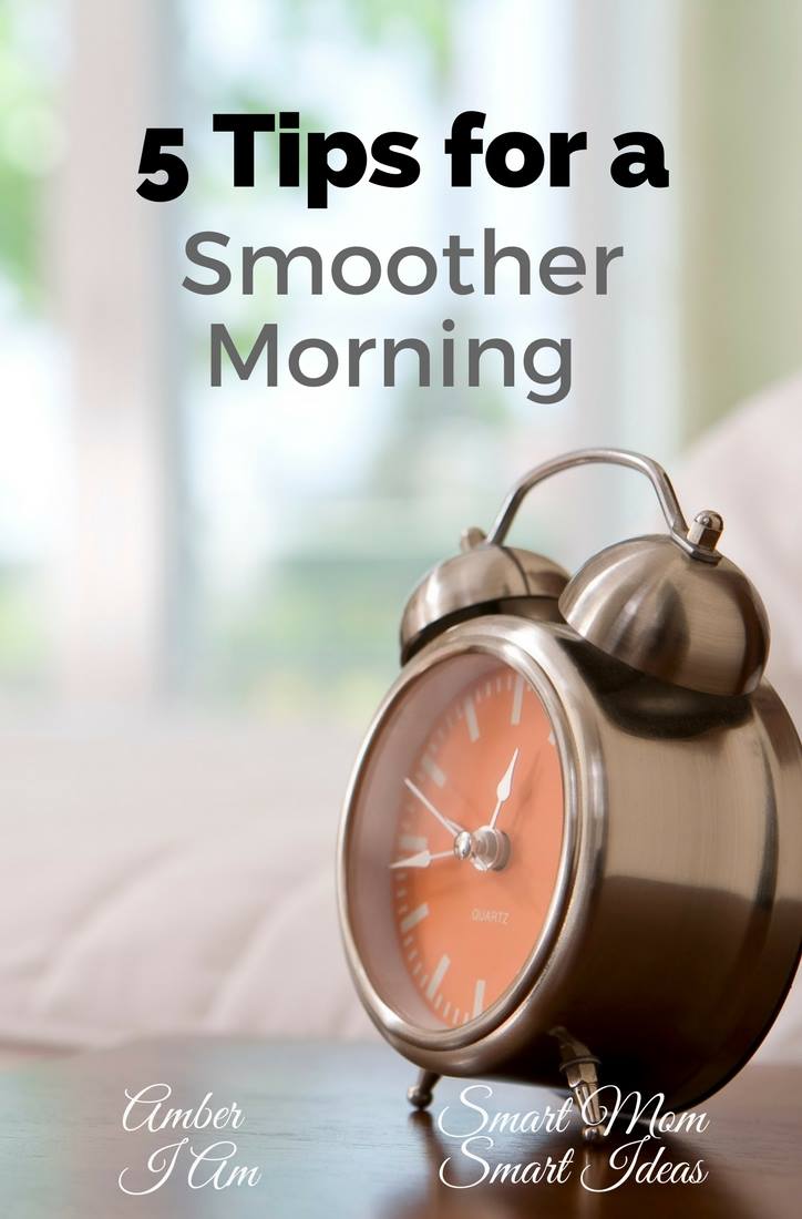 Are you morning crazy and stressful? Try these 5 tips to make your morning smoother | back to school tips | back to school prep | morning tips
