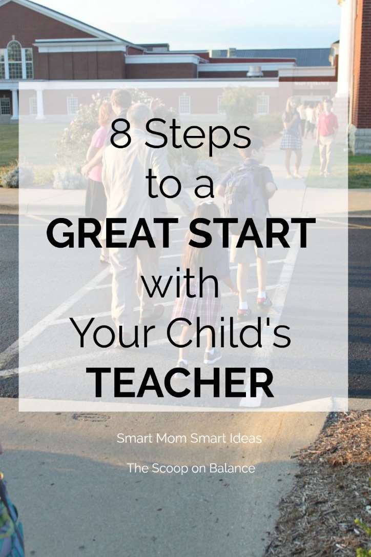 8 steps to a great start with your child's teacher | back to school tips | starting the school year right