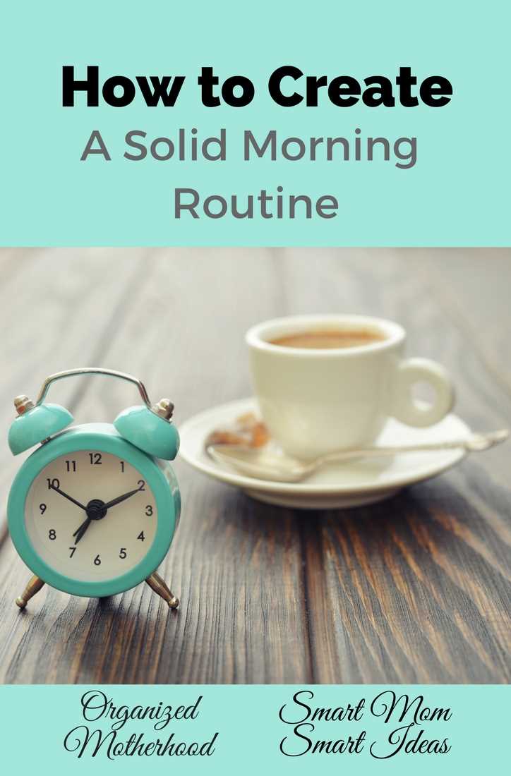 Are your mornings a mess? Learn to how to create a solid morning routine. Your day will be more successful and you'll have less stress. | how to plan a morning routine | free morning routine printable