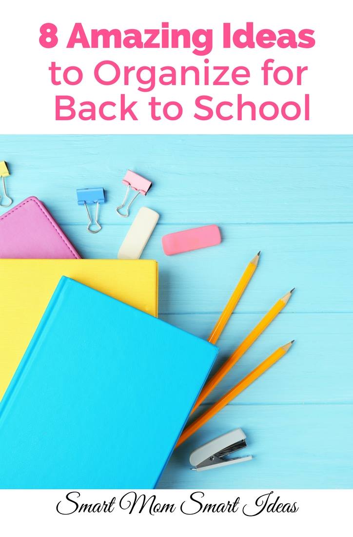 Are you organized for back to school? If not, these tips are for you! Great tips to keep you and your kids organized this school year.