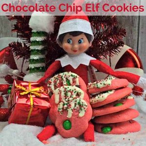Chocolate Chip Elf Cookies | Christmas cookie recipe | Elf cookie recipe | Elf on a shelf