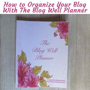 How to organize your blog with The Blog Well Planner