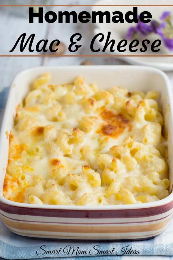 Homemade mac & cheese is easy to make and a family favorite. | homemade mac & cheese recipe | dinner recipe | side dish recipe | family friendly recipe