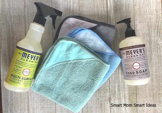 Clean your home naturally with the grove collobrative and mrs. Meyers products.
