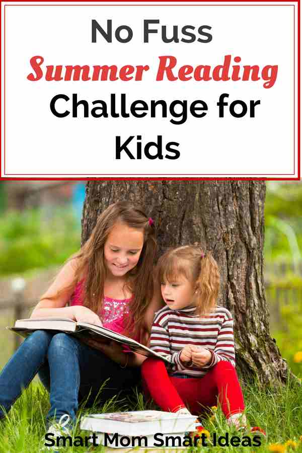 Want your kids to read more books this summer? Try the no fuss summer reading challenge for kids. | summer reading challenge | summer reading fun | #summer, #summerkids, #summerreading