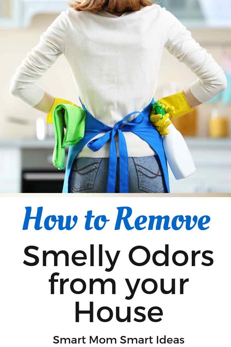 How to remove bad odors from your house. Keep your house odor free with these easy tips. #smartmomsmartideas, #homemaking, #hometips