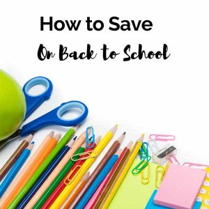how to save on back to school