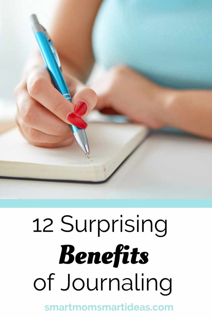 Feeling overwhelmed and you need a release? Do you have too much on your mind and need to write it all down? These are just a few of the benefits of journaling. Discover the 12 reasons you will benefit from journaling. | #smartmomsmartideas, #journal, #journaling, #writing
