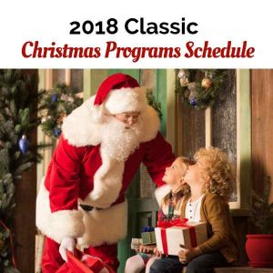 2018 Classic Christmas TV Programs schedule