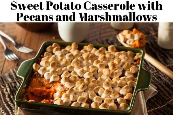 Sweet potato casserole for thanksgiving.