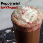 Peppermint hot chocolate feature