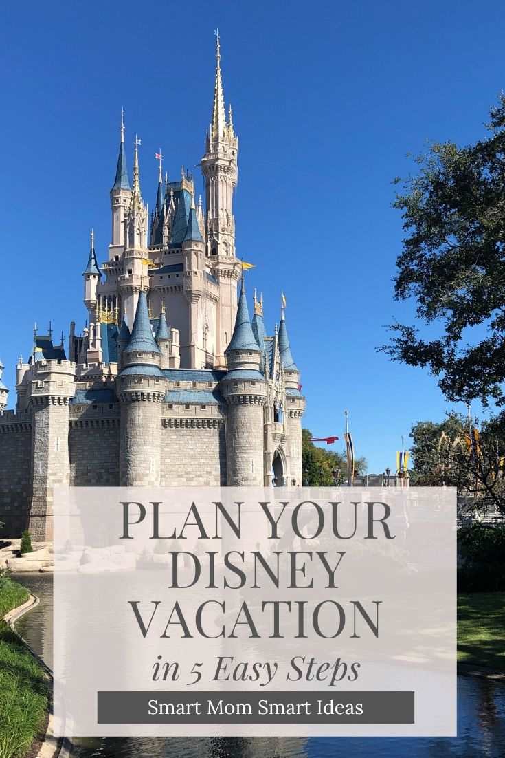 Plan a disney vacation. Start with these 5 easy steps for your next disney trip.