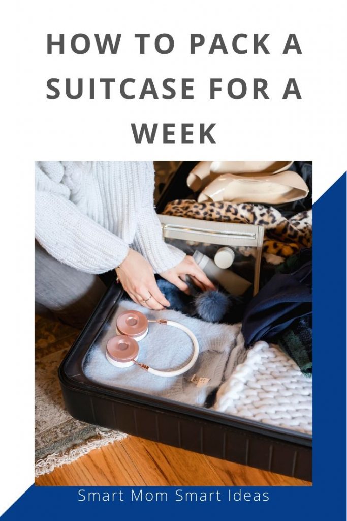 How to pack a suitcase for a week