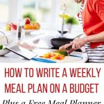 Meal planner tips and tricks