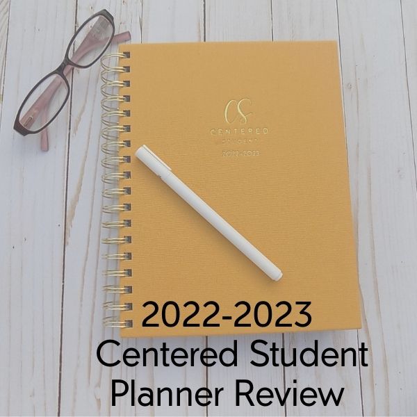 Centered student planner