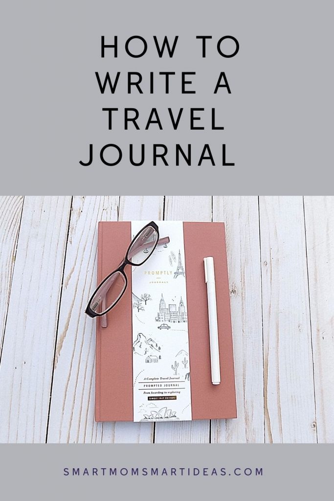 How to write a travel journal vertical