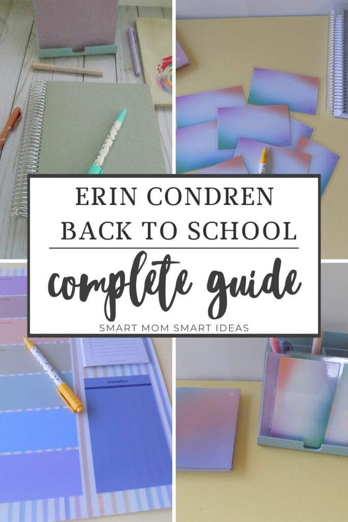 Get organized for back to school with the erin condren back to school collection.