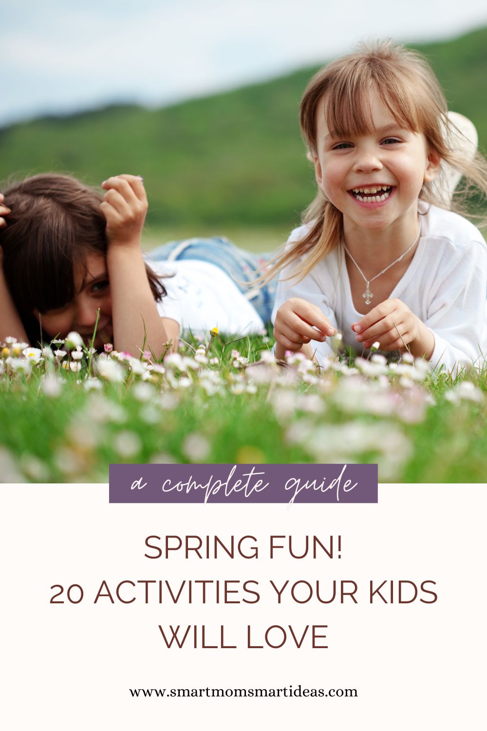 Spring is here! It's time to get outside and have fun. Your kids will love these 20 spring activities.